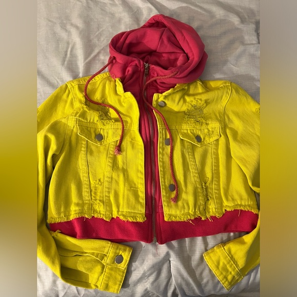 Hooded Jean Jacket - Picture 2 of 4